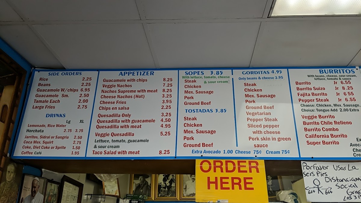 Los 3 Panchos Menu - Image 3